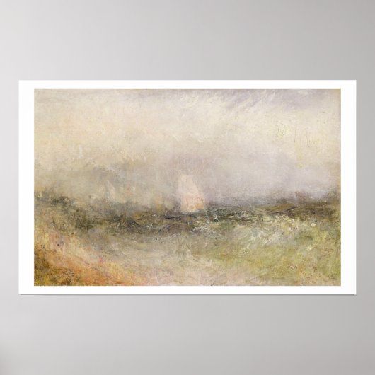 Aus dem Erzfeind: Wind und Wasser, 1840-5 (Öl auf Poster (Vorne)