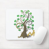 Aus dem Familienbaum fallen Mousepad (Mit Mouse)