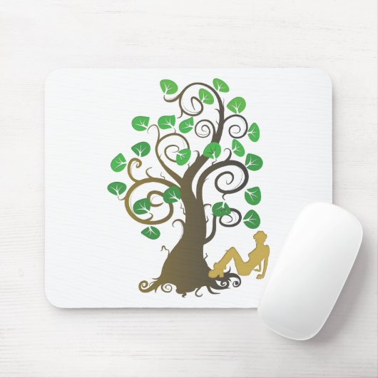 Aus dem Familienbaum fallen Mousepad (Mit Mouse)