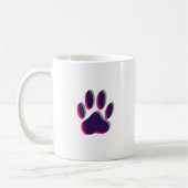 Aus dem Fokus heraus Dog Paw Print Kaffeetasse (Links)