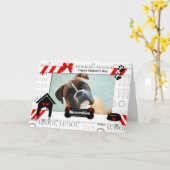 aus dem Foto der Muttermutter in Rot und Schwarz Karte (Gelbe Blume)