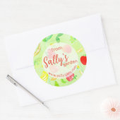 Aus dem Garten des Erzeugnisses Runder Aufkleber (Umschlag)