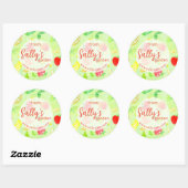 Aus dem Garten des Erzeugnisses Runder Aufkleber (Blatt)