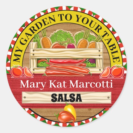 Aus dem Gartenbauernaufzug konservierte Dosen Runder Aufkleber (Vorderseite)