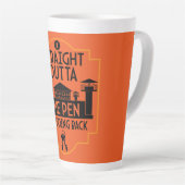 Aus dem Gefängnis Freisetzung Geschenk Zwei-Tonen- Milchtasse (Rechte Ecke)