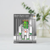 Aus dem Gefängnis Postkarte (Stehend Vorderseite)