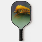 Aus dem Grünen heraus: Goldener Fasan Pickleball Schläger (Rückseite)