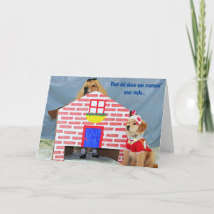 Aus dem Haus in neue Zuhause wachsen Karte