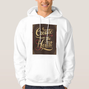 Aus dem Herzen erschaffen Hoodie