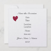 Aus dem Herzen - SRF Einladung (Rückseite)