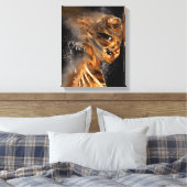 Aus dem Holzwerk gezackte Leinwand (Insitu (Schlafzimmer))