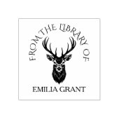 Aus dem Individuelle Name "Hirschkopf" der Bibliot Gummistempel (Prägung)