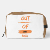 aus dem Karton Waschbeutel (Rückseite)