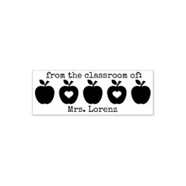 AUS DEM KLASSENZIMMER DER personalisierten Lehrer- Permastempel