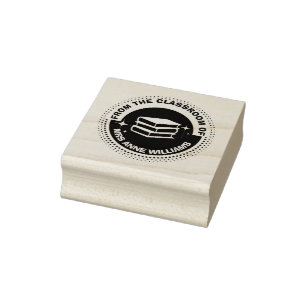 Aus dem Klassenzimmer von [Ihr Name] - Benutzerdef Gummistempel