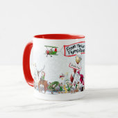 aus dem Land der Rentierfliege Tasse (Vorderseite Links)