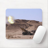 Aus dem Maultier entstehen Flammen und Rauch Mousepad (Mit Mouse)