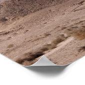 Aus dem Maultier entstehen Flammen und Rauch Poster (Ecke)