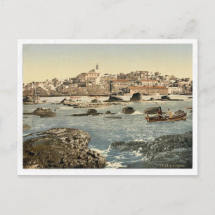 Aus dem Meer, Jaffa, Heiliges Land, (d.h. Israel)  Postkarte