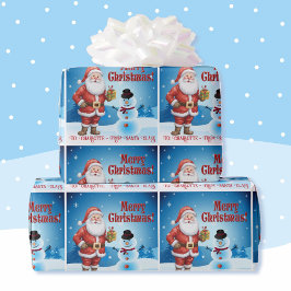 Aus dem Namen des Weihnachtskindes Niedliche Schne Geschenkpapier