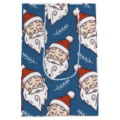 Aus dem Namen des Weihnachtsmannes frohe Weihnacht Mittlere Geschenktüte (Rückseite)