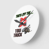 Aus dem Schleppzug Runde Wanduhr (Winkel)