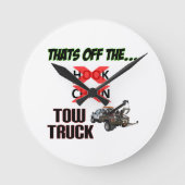 Aus dem Schleppzug Runde Wanduhr (Vorderseite)