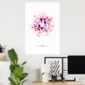 Aus dem Stab: Allegro (Farbe) Poster (Heimbüro)