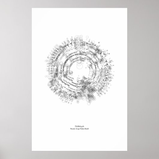 Aus dem Stab: Hallelujah (schwarz) Poster (Vorne)