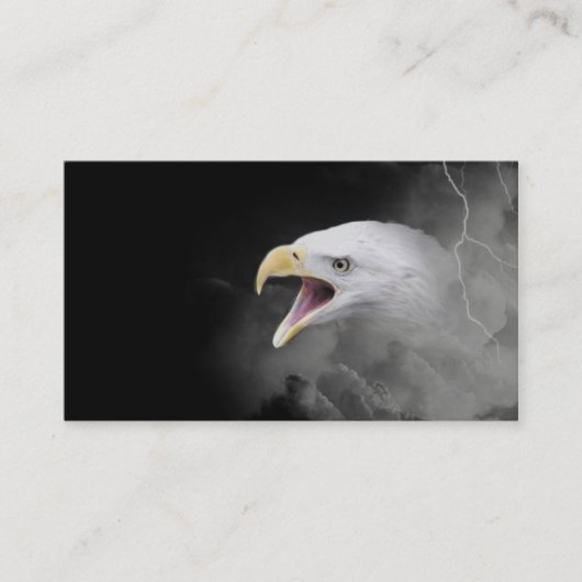 Aus dem Sturm heraus Visitenkarte (Vorderseite)