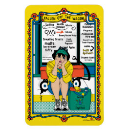 Aus dem Wagenbuch_B_4x6-Kühlschrank-Magnet gefalle Magnet