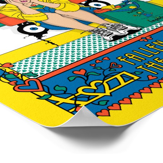 Aus dem Wagon_B_8x10-Poster gefallen Poster (Ecke)