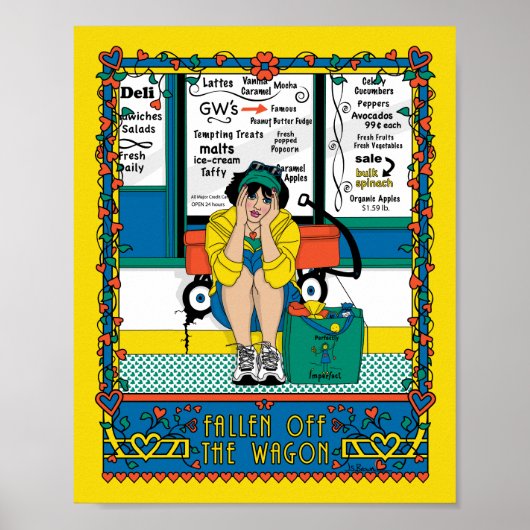 Aus dem Wagon_B_8x10-Poster gefallen Poster (Vorne)