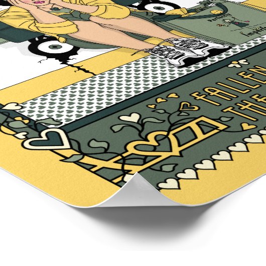 Aus dem Wagon_C_8x10-Poster gefallen Poster (Ecke)