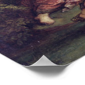 Aus dem Wasser Gerettet Mose Poster (Ecke)