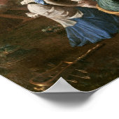 Aus dem Wasser gerettete Mose, 1647 Poster (Ecke)