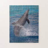 Aus dem Wasser stehende Dolphin Puzzle (Vertikal)