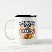 Aus dem Weg gehe ich zum Casino Gambler