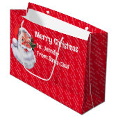 Aus dem Weihnachtsmann, der den Namen Kids Niedlic Große Geschenktüte (Vorderseite Schrägansicht)