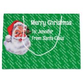 Aus dem Weihnachtsmann, der den Namen Kids Niedlic Große Geschenktüte (Vorderseite)