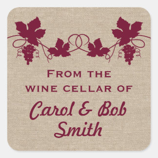 Aus dem Weinkeller der Aufkleber