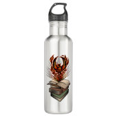 Aus den Büchern Edelstahlflasche (Vorderseite)