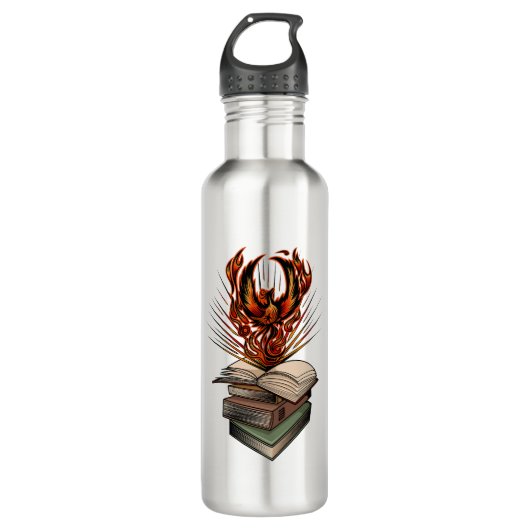 Aus den Büchern Edelstahlflasche (Vorderseite)