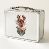 Aus den Büchern Metall Brotdose (Rückseite)