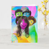 Aus den Geburtsballons der Gruppe Karte (Gelbe Blume)