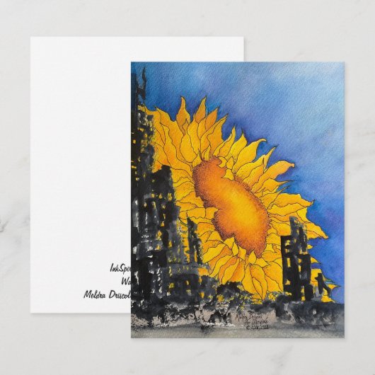 Aus den Ruinen Dankeskarte (Vorne/Hinten)