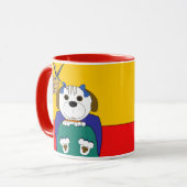 Aus den Seiten von Newtons Sichtweise Tasse (Vorderseite Links)