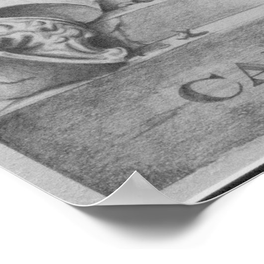 Aus der Arbeit aufgerufen Poster (Ecke)