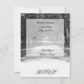 Aus der bewährten Pfade-Antwortkarte RSVP Karte (Vorderseite)