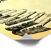 Aus der Bibliothek alter Bücher Custom 10x14 Poste Poster (Ecke)